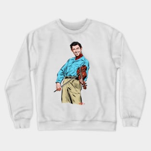 Roy Acuff - An illustration by Paul Cemmick Crewneck Sweatshirt